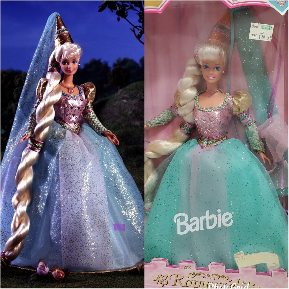 NRFB 1995 Vintage Barbie®Doll as Rapunzel Fairytale